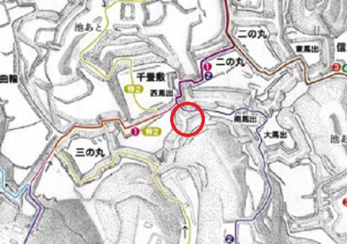 2016年12月18日 滝山城跡下草刈り  今まで見えなかった場所、仕上がりました！