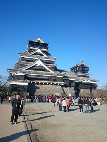 2015年のすす払い、熊本城おもてなし武将隊と一緒に