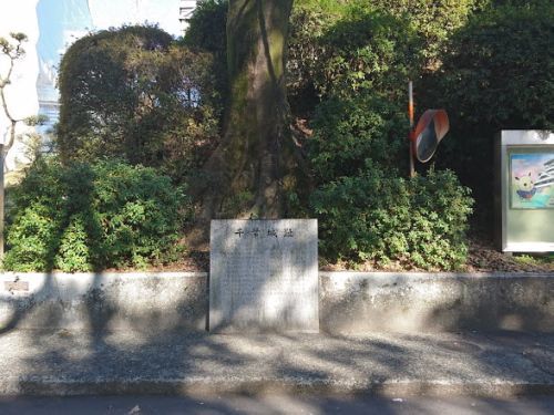 千葉城から見た熊本城