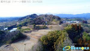 騎牟礼城 日本史最強の伝説的武将 源為朝が砦とした山城 ドローン撮影(4K) Vol.5 20170225