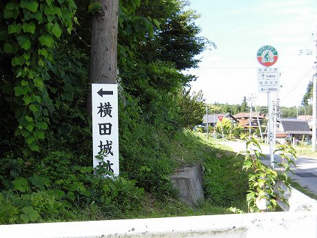横田城　～二つの桜が残る阿曽沼氏居城～
