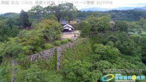 【特集】二の丸の滝廉太郎像  岡城の見どころピックアップ！岡城 ドローン撮影(4K)写真 Vol.12 20170704