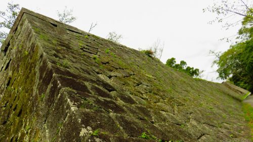 岡城の石垣 算木積み
