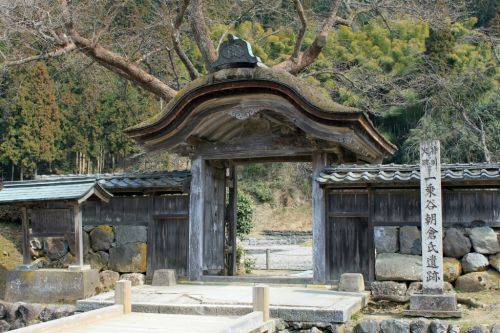 一乗谷城登城！ 日本100名城 47城目 使用される事が無かった詰城～