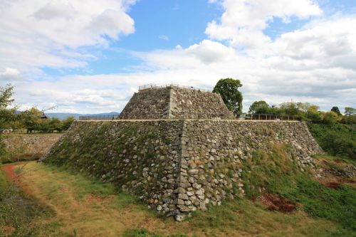 大和郡山城登城！ 続日本100名城12城目 　　数多くの転用石が使用された石垣群～