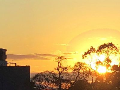 福岡城天守台の初日の出と三社詣