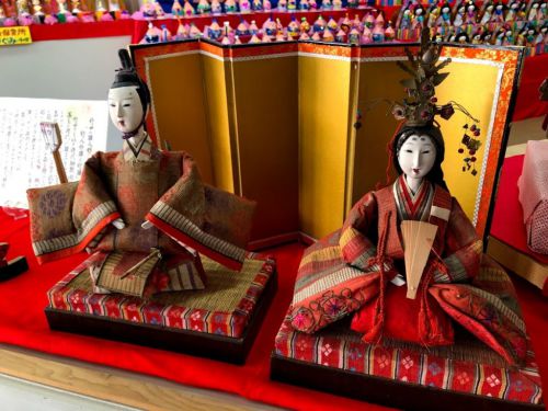 ひなまつりが、はじまりました。花もちづくり 岡藩城下町雛祭り2020.02.14