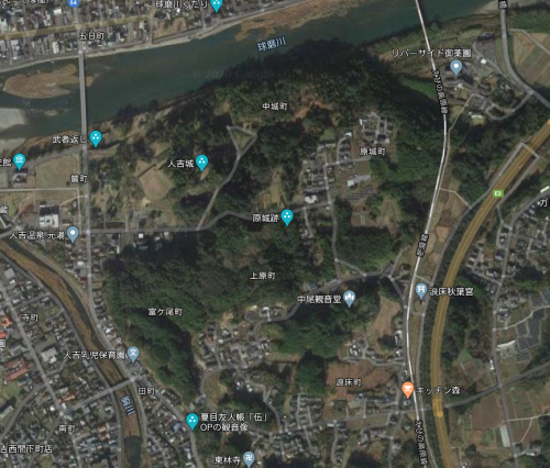 人吉城　相良氏墓所　熊本県人吉市