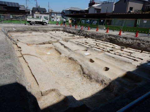 郡山城三の丸発掘調査　現地説明会