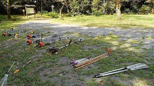 滝山城跡景観維持回復活動「弁天池跡」実は・・・ 2020/8/30 