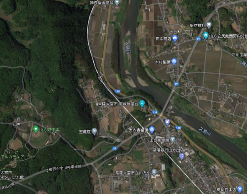 山方城　茨城県常陸大宮市　　2020.12.13