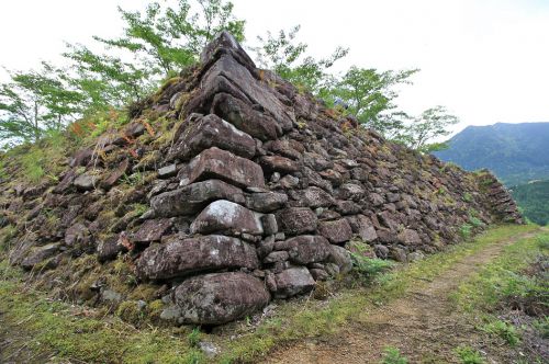 紀伊 赤木城登城！続日本100名城34城目 北山地域支配の拠点・総石垣造りの城～