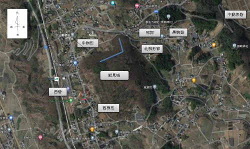 能見城　山梨県韮山市