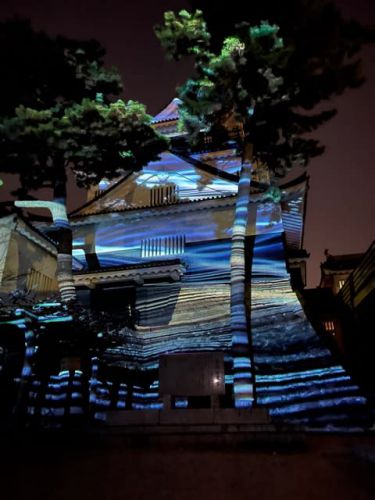 岡崎城天守閣　プロジェクションマッピング