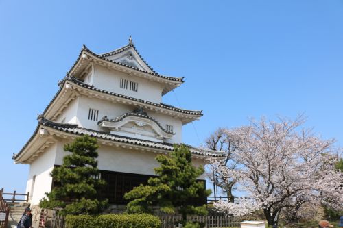 現存天守と高石垣「丸亀城」